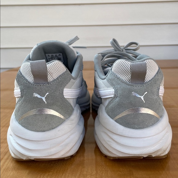 Puma Hypnotic LS Mens Shoes Classic Gray and White Trainers Size 9.5 - Picture 5 of 12